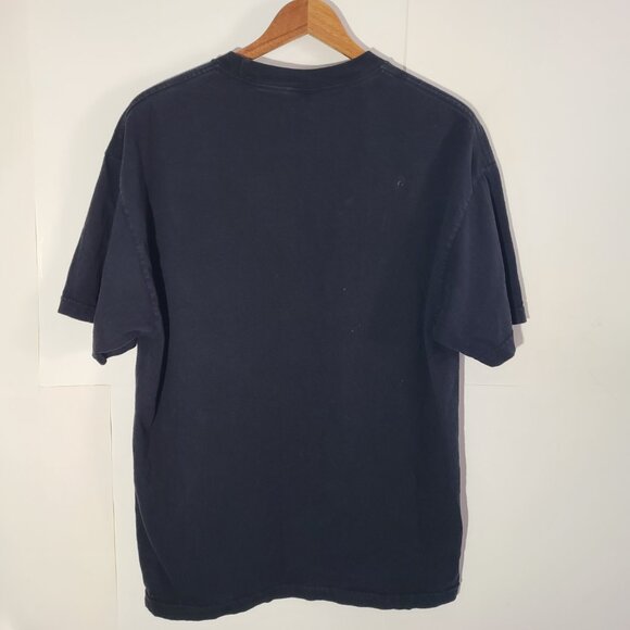 Vintage 2002 " I'd Rather Catch Attitude On the Lake" XL Black T-Shirt Y2K - Picture 5 of 6